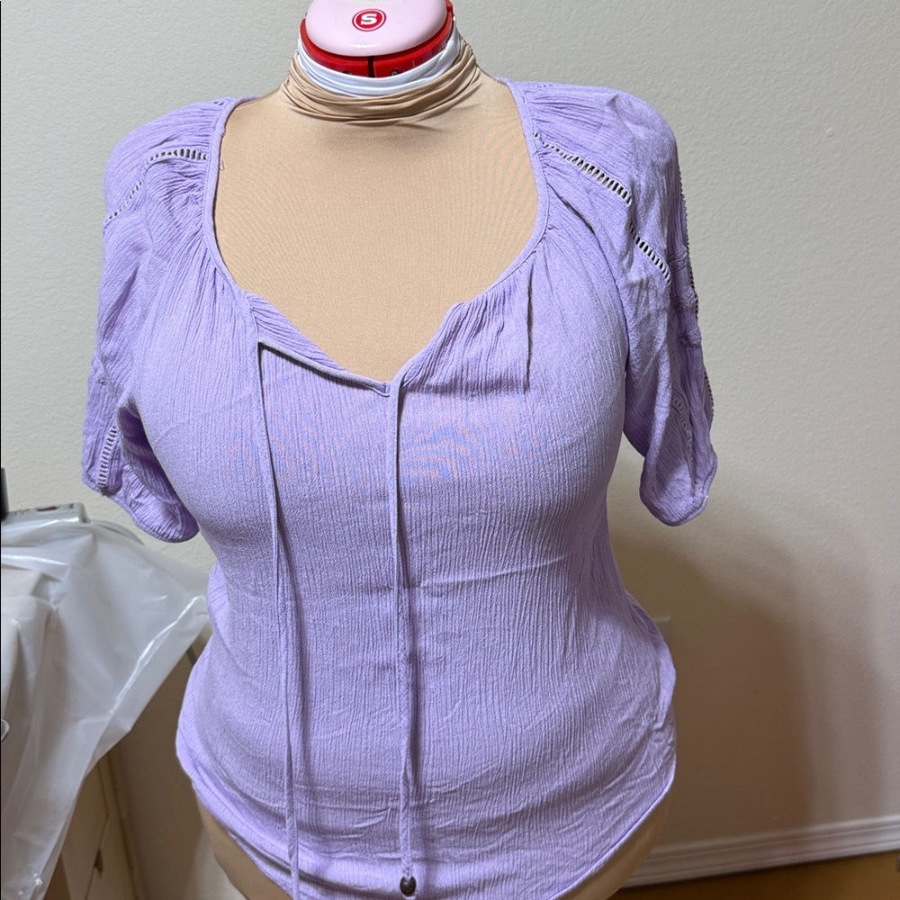 I.N. Studio Light Purple Top